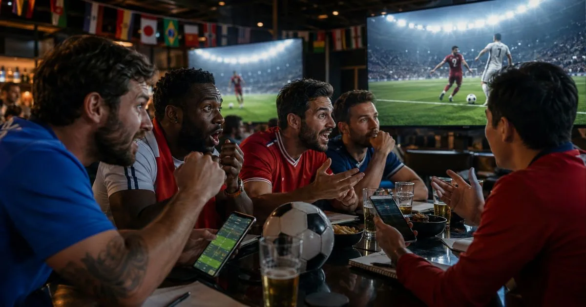 people watching world cup match