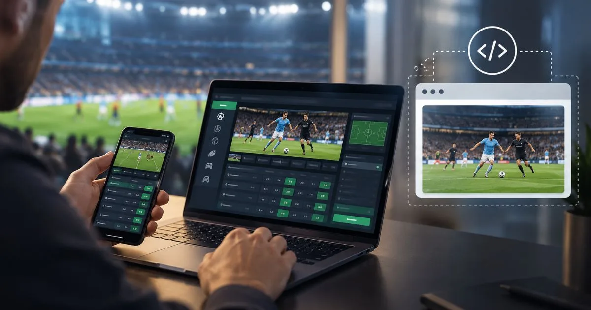 Ysports betting with iFrame technology
