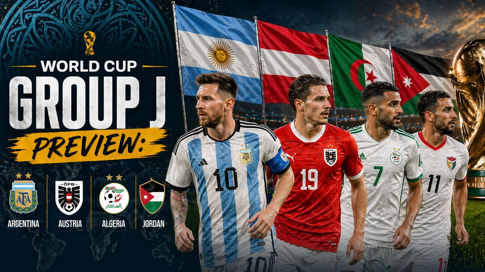 World Cup Group J Preview: Argentina, Austria, Algeria, Jordan