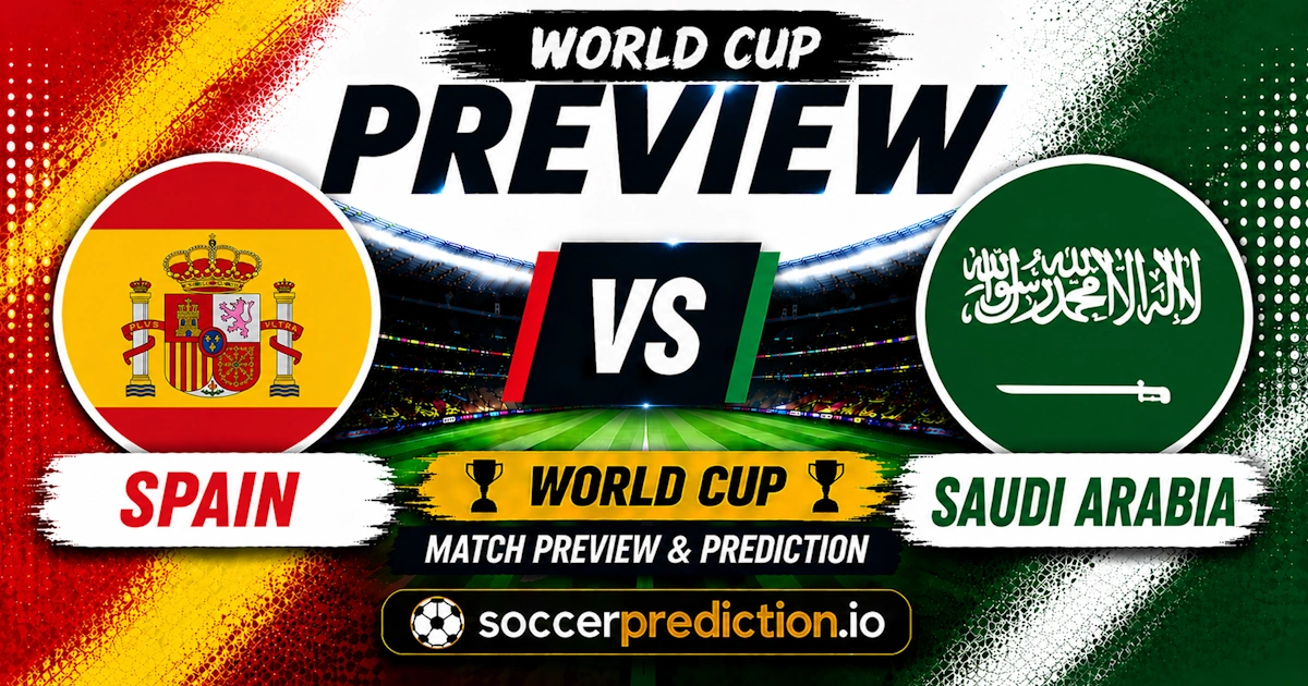 Prediction Analysis: Spain vs Saudi Arabia