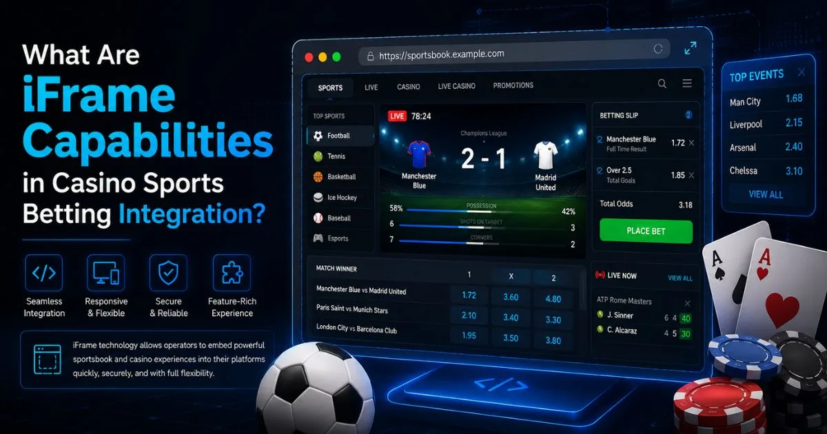 What Are iFrame Capabilities in Casino Sports Betting Integration?