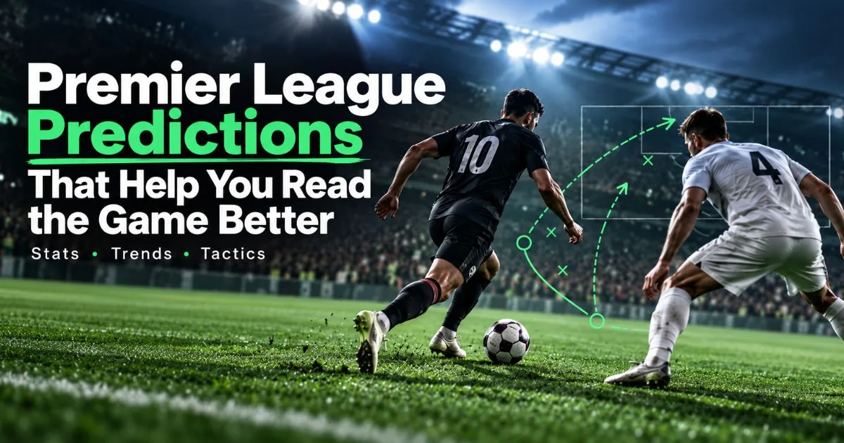 Premier League Predictions That Help You Read the Game Better