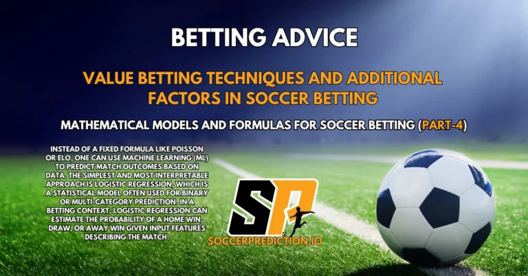 Additional Factors in Soccer Betting