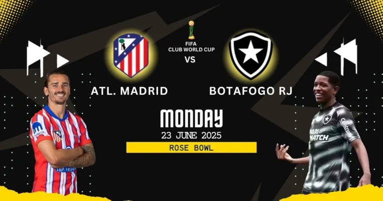 Atl. Madrid vs Botafogo RJ Match Prediction