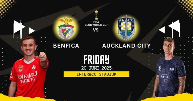 Benfica vs Auckland City Match Prediction