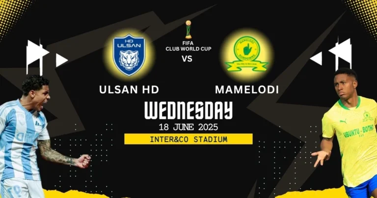 Ulsan HD vs Mamelodi Sundowns Match Prediction