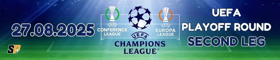 UEFA Playoff Round 27.08.2025