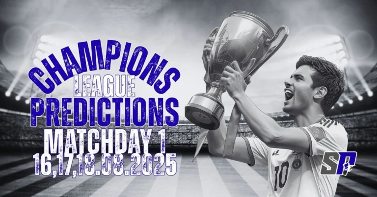 Champions League Matchday 1 Predictions (2025–26)