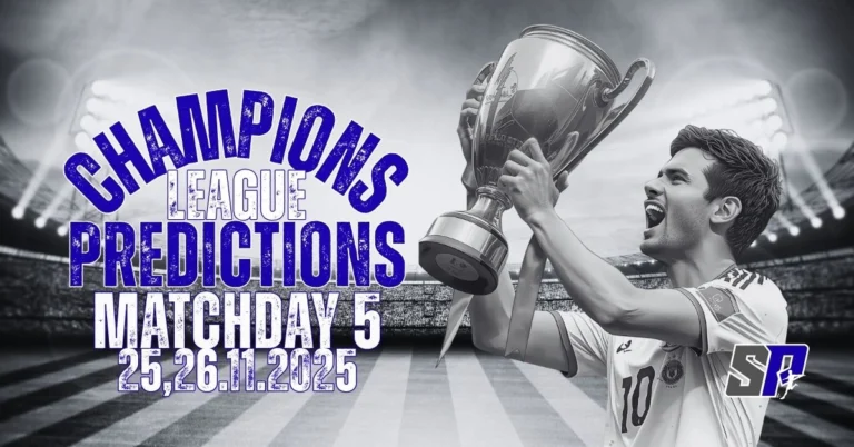 Champions League Matchday 5 Predictions (2025–26)