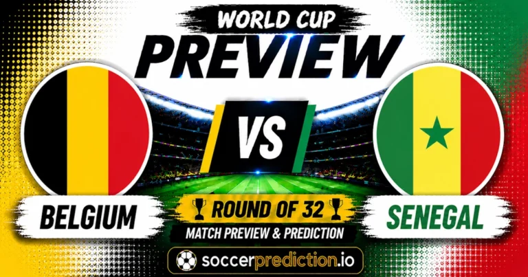 Belgium vs Senegal Prediction
