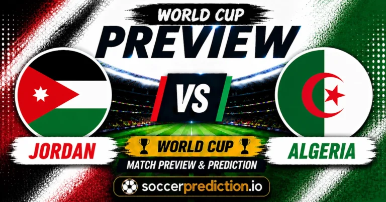 Jordan vs Algeria Prediction
