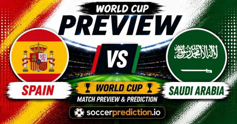 Spain vs Saudi Arabia Prediction